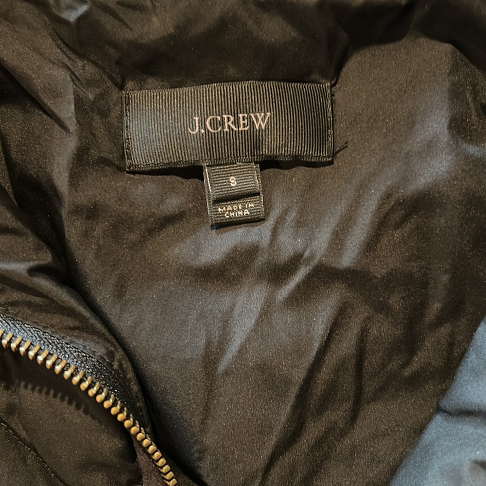 J Crew Excursion Down Vest size small Black - Picture 7 of 12